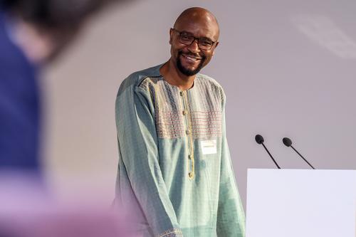 Patrício Langa from Eduardo Mondlane University in Mozambique during his keynote