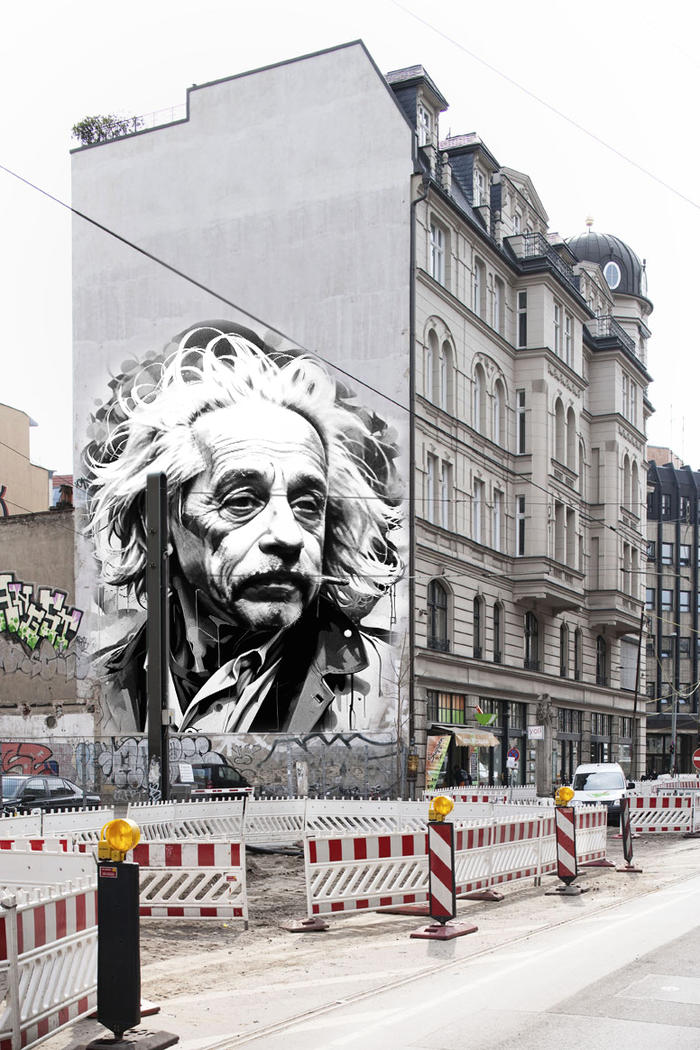 Albert Einstein lebte und arbeitete von 1914 bis 1932 in Berlin, schuf hier mit der Allgemeinen Relativitätstheorie sein bedeutendstes Werk und emigrierte schließlich 1933 in die USA.