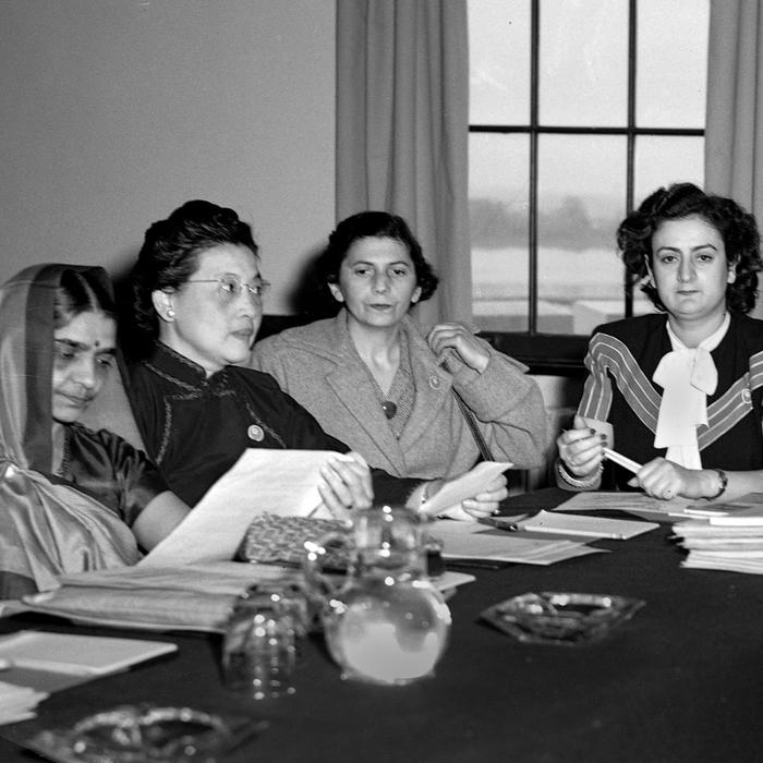 1946 - Birth of the Commission on the Status of Women At Hunter College, the Sub-commission on the Status of Women meets. © UN Women / Flickr